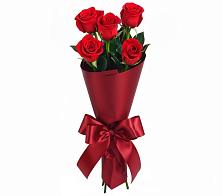 Букет 5 Красных роз Эдлесс Лав в Некрасовской