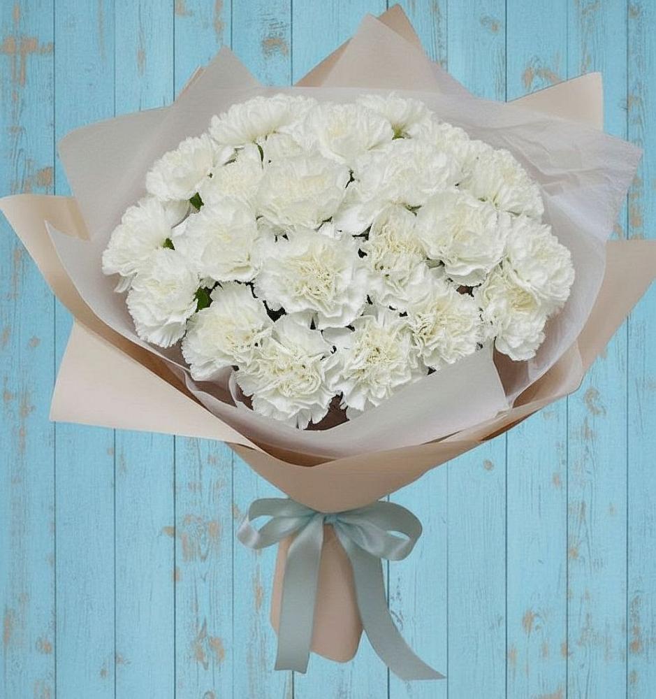 Букет цветов из: Гвоздики в Некрасовской