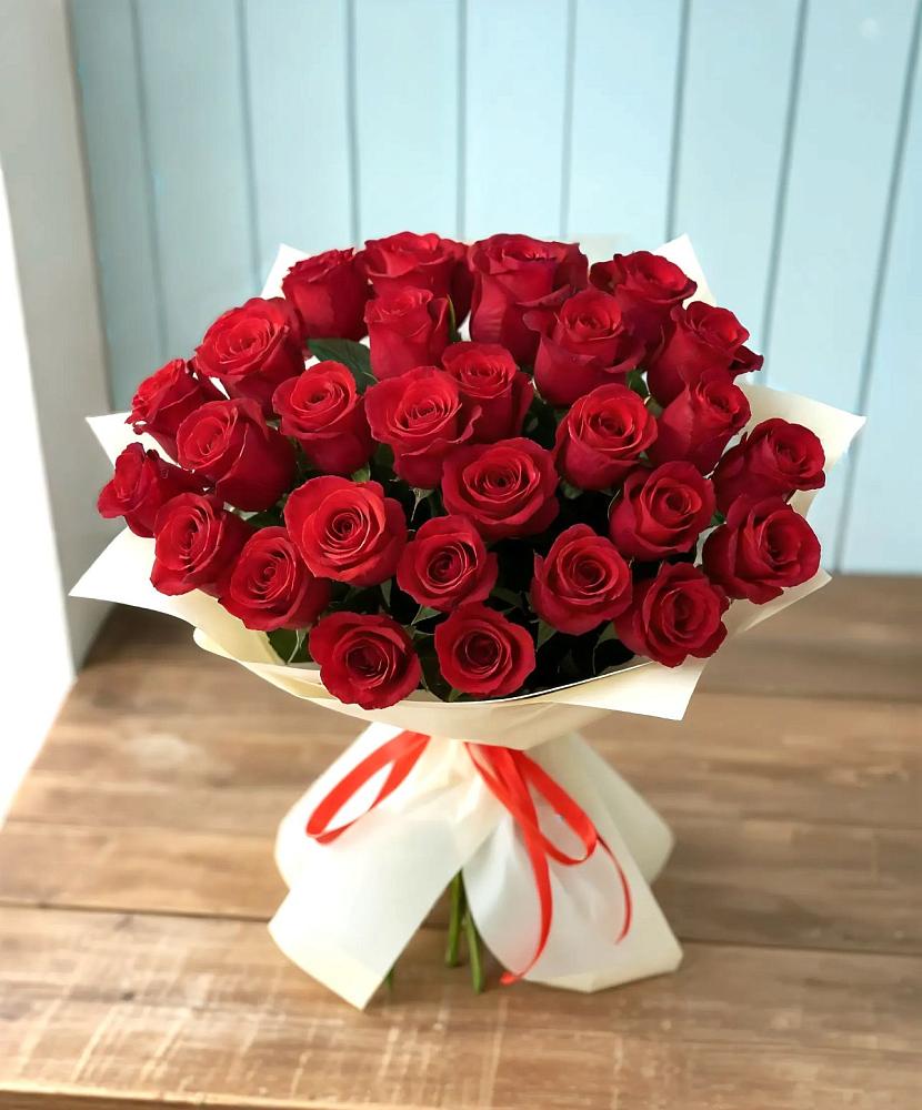Букет 29 Красных роз в Некрасовской