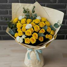 Букет цветов из:  Розы #REPLACE_PRED# Некрасовской