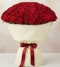 Букет 101 Красная роза Милано в Некрасовской