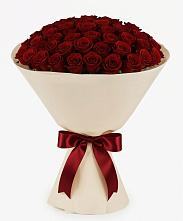Букет 101 Бордовая роза Блэк Бакарра в Некрасовской