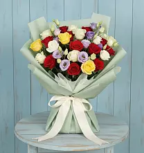 Букет цветов из:  Розы в Некрасовской