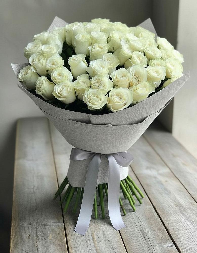 Букет 35 Белых роз в Некрасовской