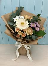 Букет цветов из:  Герберы и Хризантемы в Некрасовской