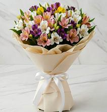 Букет цветов из:  Альстромерии #REPLACE_PRED# Некрасовской