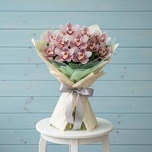 Букет цветов из:  Орхидеи и Розы в Некрасовской