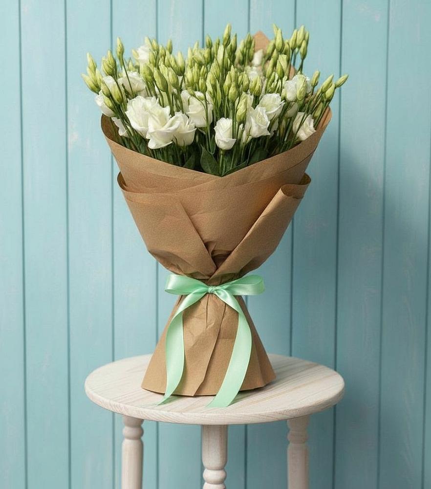 Букет цветов из: Лизиантусы в Некрасовской