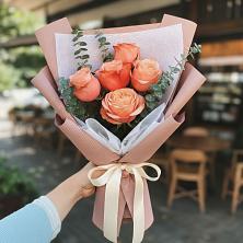Букет цветов из:  Розы в Некрасовской