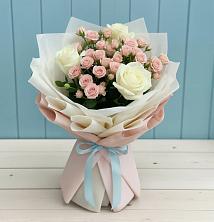 Букет цветов из:  Розы в Некрасовской