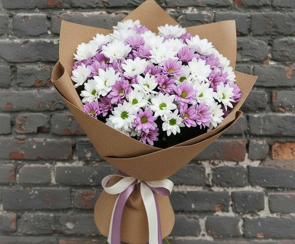 Букет цветов из: Хризантемы в Некрасовской
