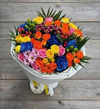 Букет цветов из:  Розы и Хризантемы #REPLACE_PRED# Некрасовской