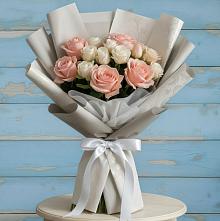 Букет цветов из:  Розы #REPLACE_PRED# Некрасовской