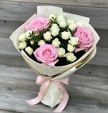 Букет цветов из:  Розы в Некрасовской