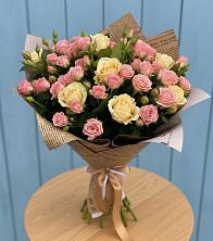 Букет цветов из:  Розы в Некрасовской