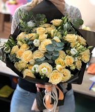 Букет цветов из:  Розы и Лизиантусы #REPLACE_PRED# Некрасовской