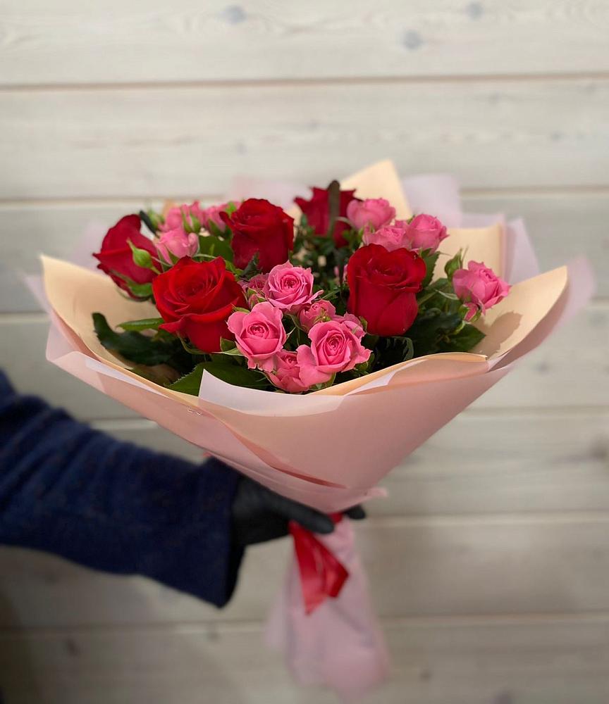 Букет цветов из: Розы в Некрасовской