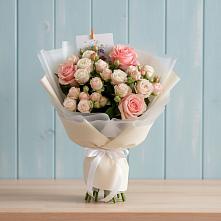 Букет цветов из:  Розы в Некрасовской