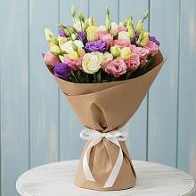 Букет цветов из:  Лизиантусы в Некрасовской