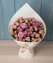 Букет цветов из:  Розы #REPLACE_PRED# Некрасовской