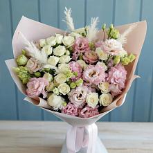 Букет цветов из:  Альстромерии и Розы в Некрасовской